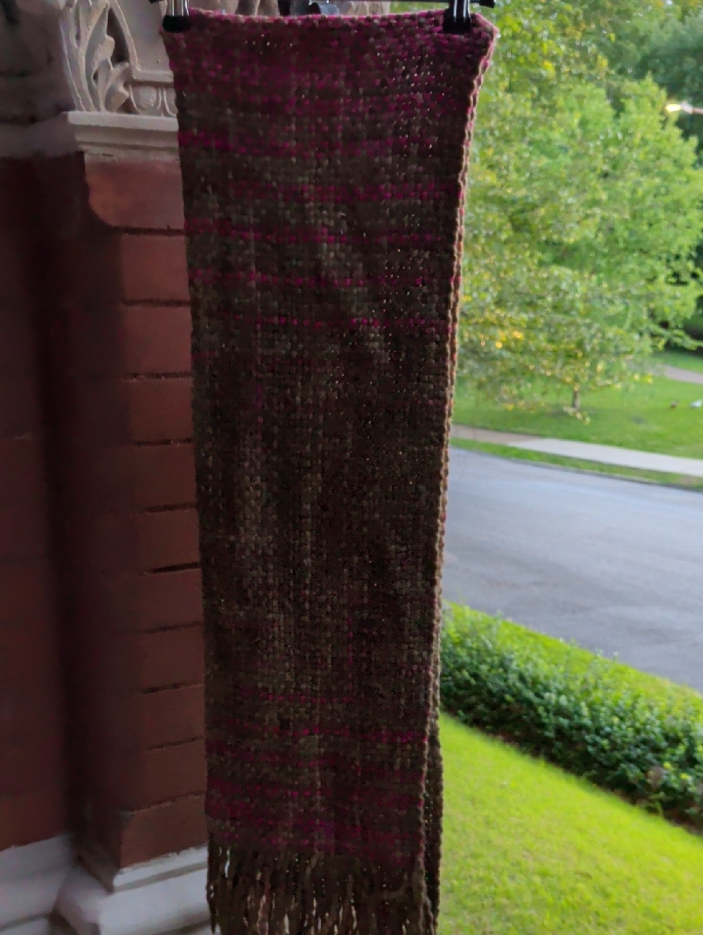 Men's Brown and Pink Woven Pants - Imagotuscia Made In Italy